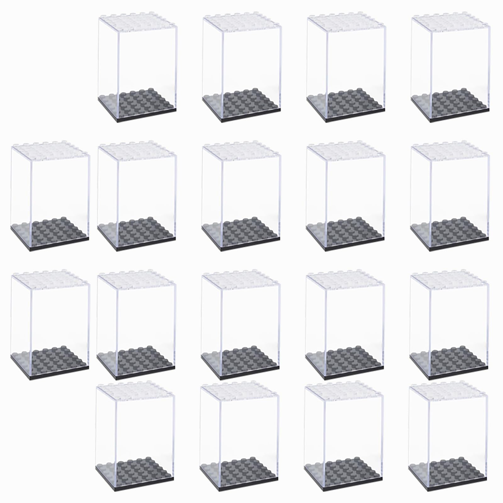 Lego Minifigure Holder - Caixa de exibição de bloco de