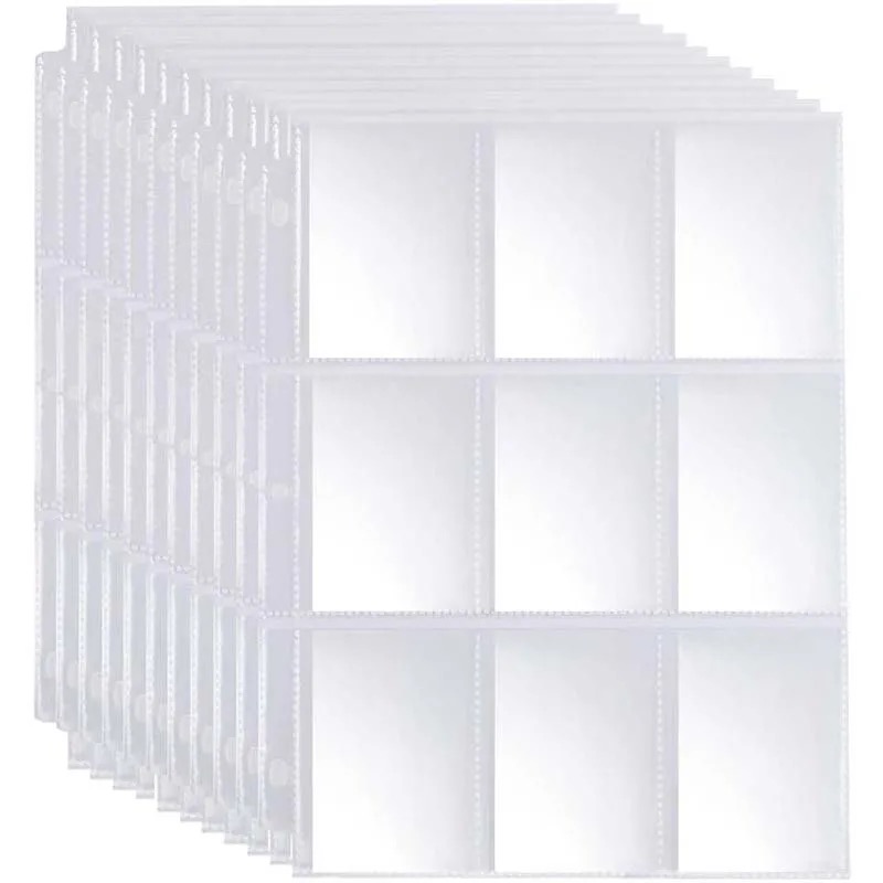 Trading Card Binder - Mangas para cartão de jogo comercial,