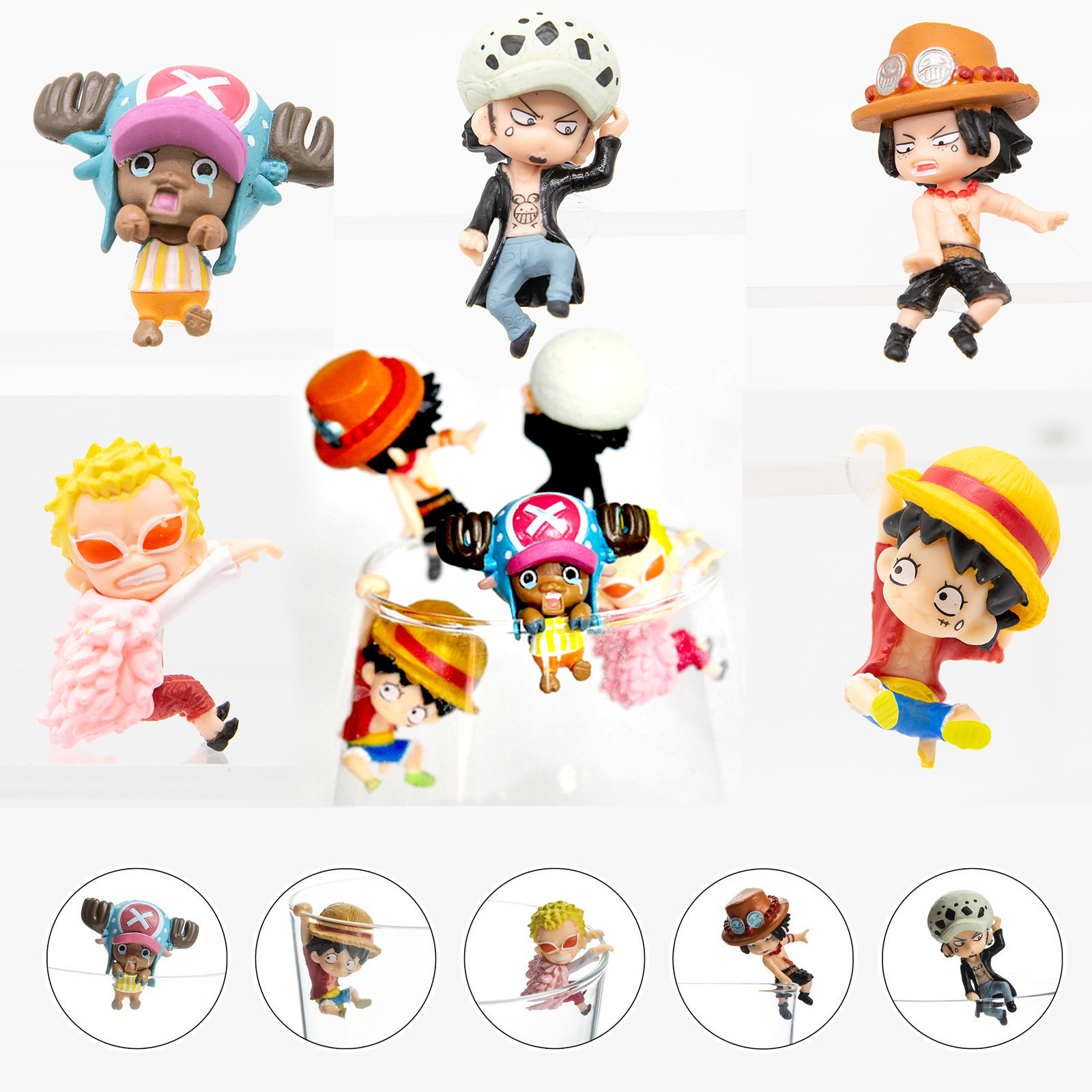 Capsule Toy Gashapon - Figura Gashapon Autêntica One Piece Luffy