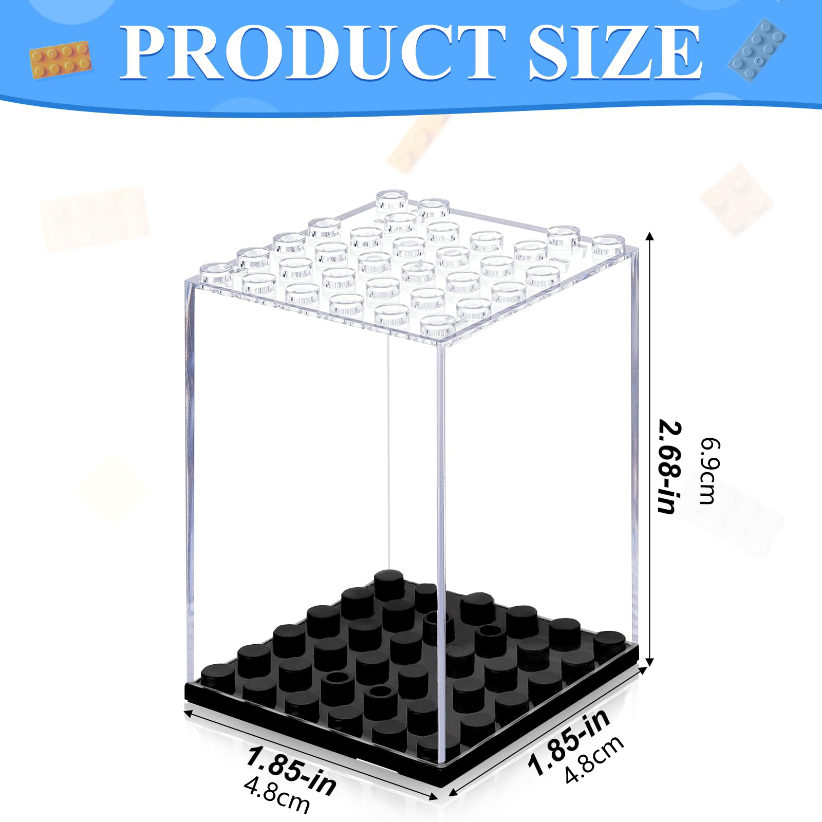 Caixa de exibição de bloco de  - Lego Minifigure Holder avaliação e preço